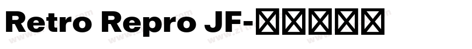 Retro Repro JF字体转换